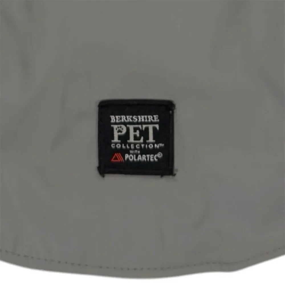 Berkshire Pet Collection Hooded Dog Coat Small Polartec Fleece Warm Gray